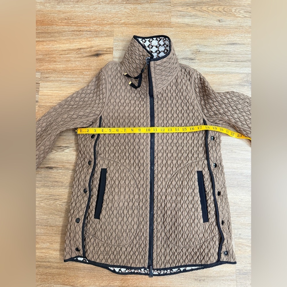 LANDI Fancy Reversible Trapuntino Quilted Women's Jacket Made in Italy Size S - Picture 11 of 11